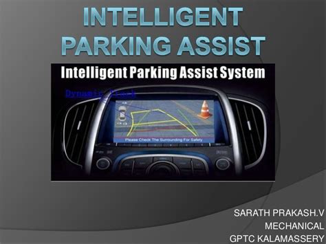 Intelligent parking assist system