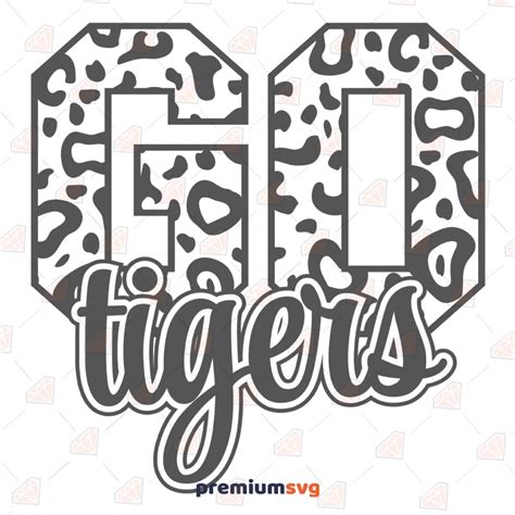 GO Tigers Football SVG Cut File, Instant Download | PremiumSVG