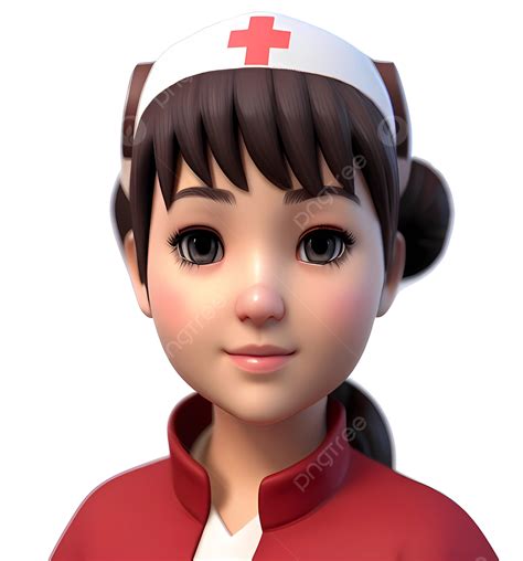 3d Avatar A Nurse Female, Avatar, Profile Picture, Nurse PNG ...