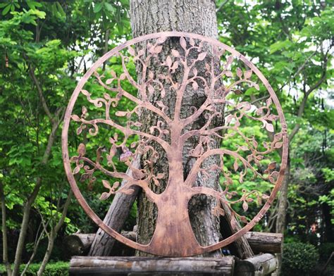 Handmade bronze tree of life wall art indoors/outdoors 61.5cm – Marissa ...