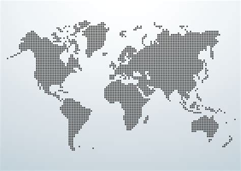 World map of square concept. Vector illustration 2243803 Vector Art at Vecteezy