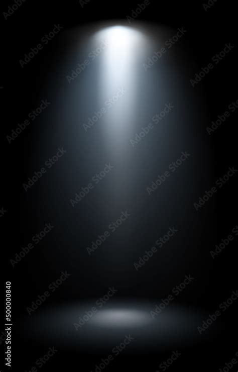 Flashlight beam effect. Realistic light. Illumination mockup Stock ...