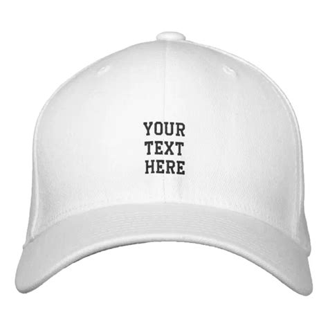 Custom Embroidered Hats no Minimum For Business | Zazzle