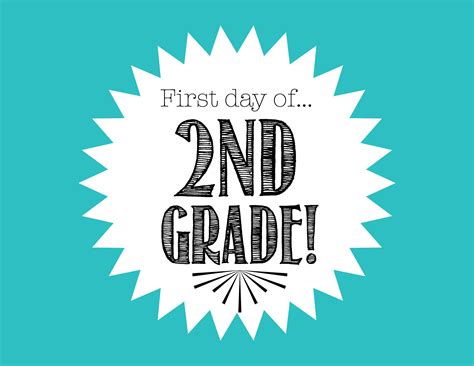 Free First Day of School Printables