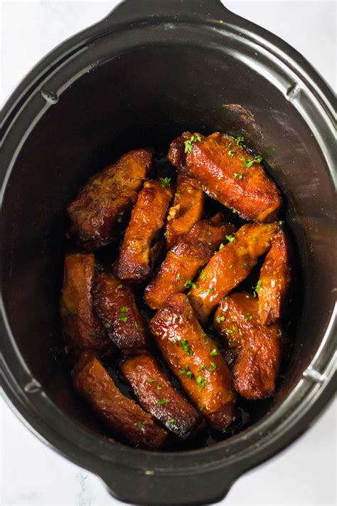 Slow Cooker Country Style Pork Ribs Recipe - Simply Stacie