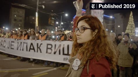 Serbia Protests Shine Light on a Nation Tugged Between East and West - The New York Times