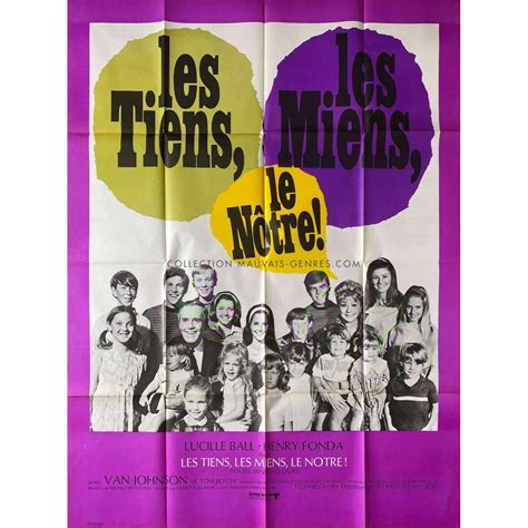 YOURS MINE AND OURS French Movie Poster - 47x63 in. - 1968