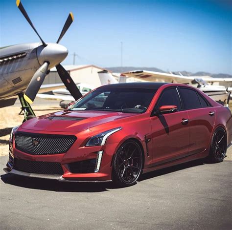 Cadillac CTS V painted in Red Obsession Tintcoat Photo taken by ...