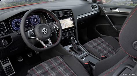 2017 Volkswagen Golf 7 GTI Facelift - Interior Wallpaper | Caricos