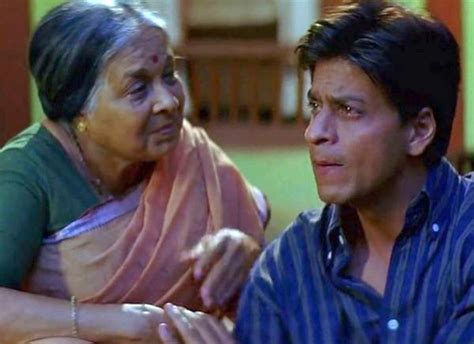 Shah Rukh Khan mourns the death of Swades co-star Kishori Ballal; says she would reprimand him ...