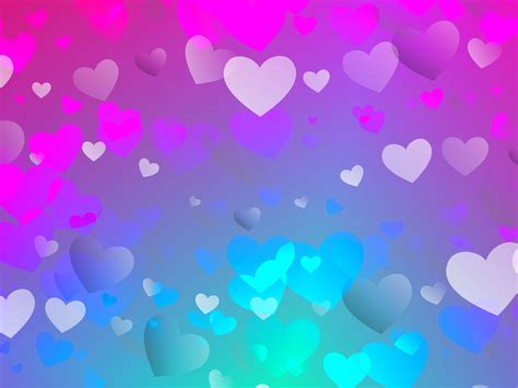 Pink Hearts Free Stock Photo - Public Domain Pictures | Valentine background, Blue heart ...