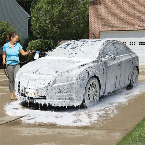 The Home Touchless Foaming Car Wash - Hammacher Schlemmer