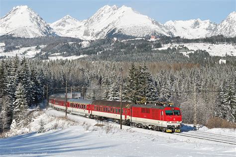 Train from Bratislava to Košice underneath the High Tatras | Slovakia ...