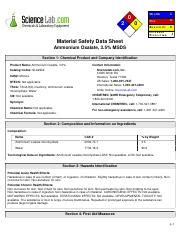 Ammonium Oxalate 3.5% MSDS.pdf - 0 2 0 He a lt h 2 Fire 0 Re a c t iv it y 0 P e rs o n a l P ro ...