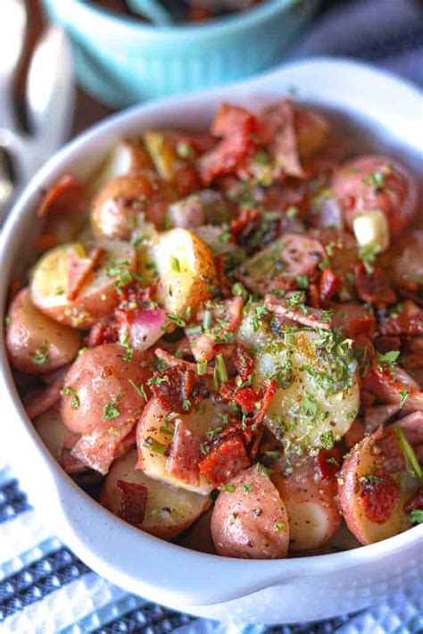 Warm German Potato Salad Recipe - Savory Thoughts