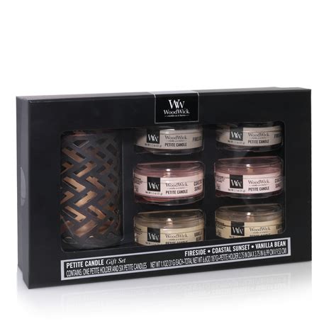 Woodwick Petite Candle Gift Set (Includes 6 Petite Candles with Holder) - Walmart.com