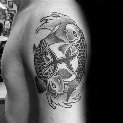 60 Pisces Tattoos For Men - Astrology Ink Design Ideas