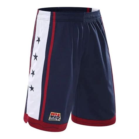 2017 USA the U.S. dream team basketball shorts Running shorts Three ...