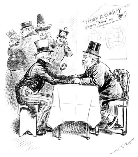 Diplomacy Cartoon, c1913 Drawing by William A Rogers | Fine Art America