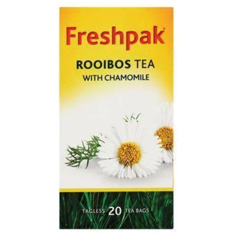 Freshpak Rooibos Tea With Chamomile Tagless Teabags 20s – Superb Hyper
