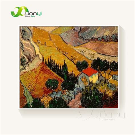 Van Gogh Village Handpainted Paintings Abstract Landscape Painting Home ...