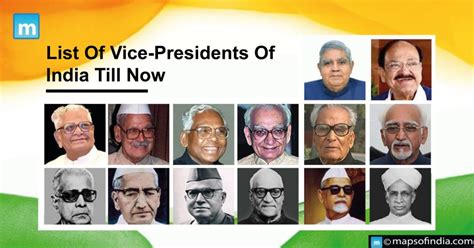 List Of Vice-Presidents Of India Till Now : Their Tenure & Party Name ...