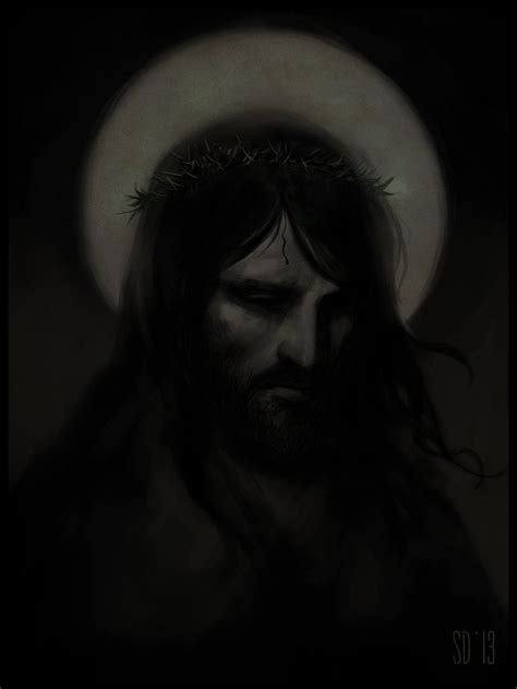 Jesus Christ by zaidoigres.deviantart.com #dark #digital #painting # ...