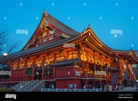 Night view of Asakusa Kannon Temple (Sensoji Temple), Tokyo, Japan Stock Photo - Alamy