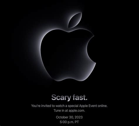 Apple Announces October Special Event ‘Scary Fast’ • iPhone in Canada Blog