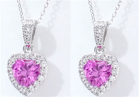 $19.99 (Reg $99) Zales Sapphire Heart Pendant Necklace + FREE Shipping