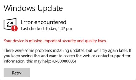 How to Fix Windows Update Error 0x80080005 (5 Ways) - EaseUS