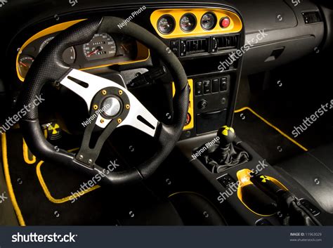 Tuned Sport Car Interior Stock Photo 11963029 - Shutterstock