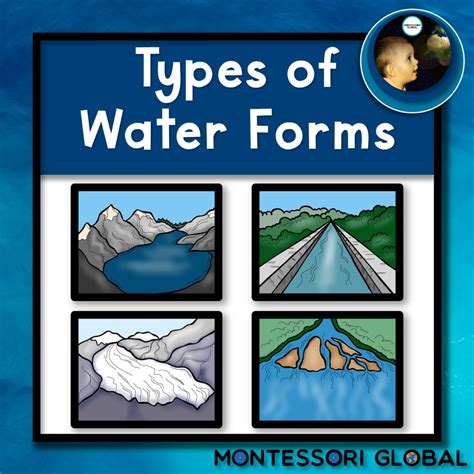 Types of Water Forms | Montessori Cards and Boom Cards™ for Distance Learning | Montessori ...