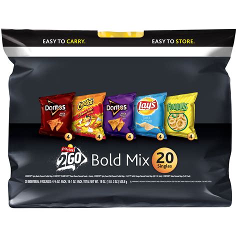 Frito-Lay Bold Mix Variety Pack, 20 Count, 19 oz Bag - Walmart.com