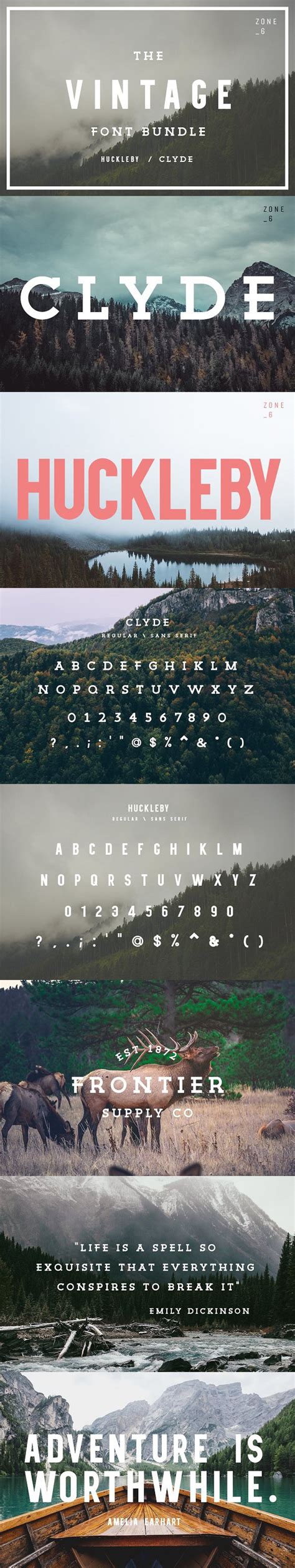 The Vintage Font Bundle