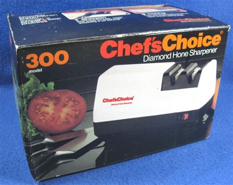 Chefs Choice Diamond Hone Electric Knife Sharpener Model 300 Box Manual ...