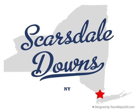 Map of Scarsdale Downs, NY, New York