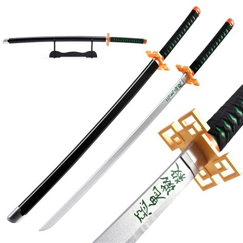 Buy Bamboo Demon Slayer Anime Sword 41inch , Rengoku Sword /Tanjiro ...