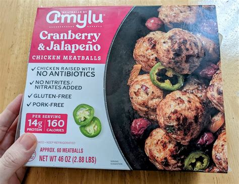 Amylu Cranberry Jalapeno Chicken Meatballs Review | Ingredients | Price | Nutrition Facts ...