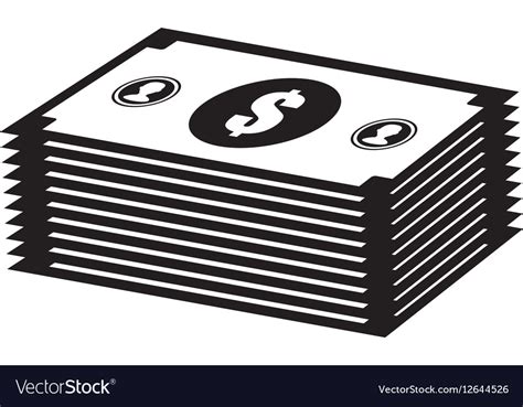 Money bills design Royalty Free Vector Image - VectorStock