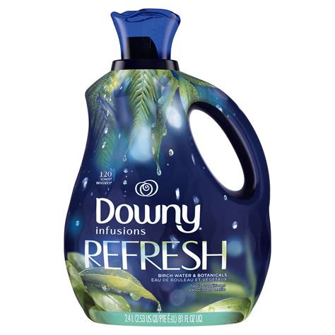 Downy Infusions Liquid Fabric Softener, Refresh, Birch Water & Botanicals, 81 fl oz - Walmart.com