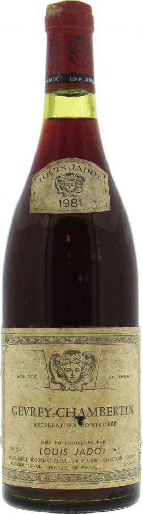 Gevrey Chambertin 1981 Jadot | Best of Wines