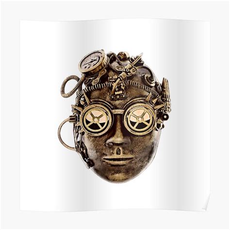 "machine face" Poster for Sale by Frasesdevida | Redbubble