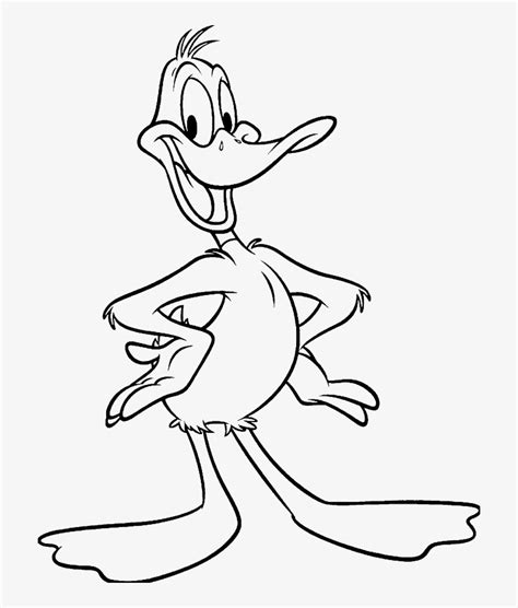 Drawing Gangster Daffy Duck - Daffy Duck Looney Tunes Coloring Pages Transparent PNG - 700x882 ...