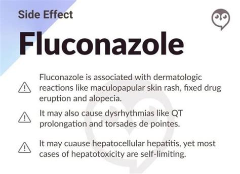 Side effects of fluconazole - MEDizzy