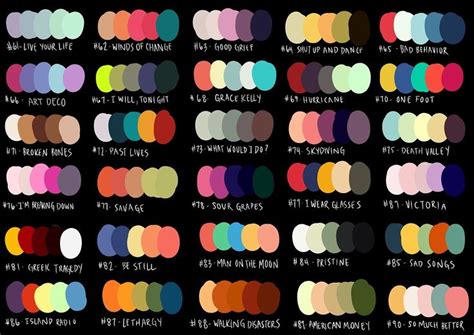 Pin by Inunravel9 on Color Shore | Color palette design, Color palette challenge, Palette art