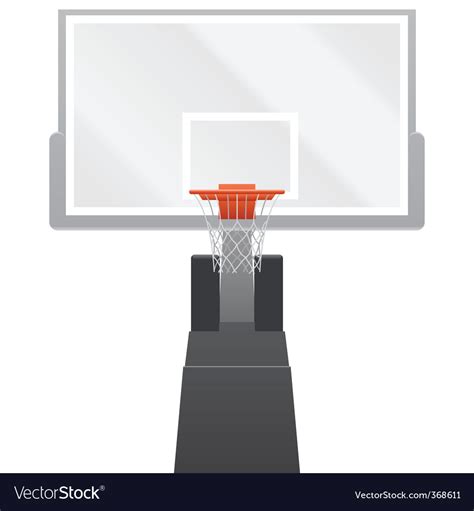 Basketball backboard Royalty Free Vector Image