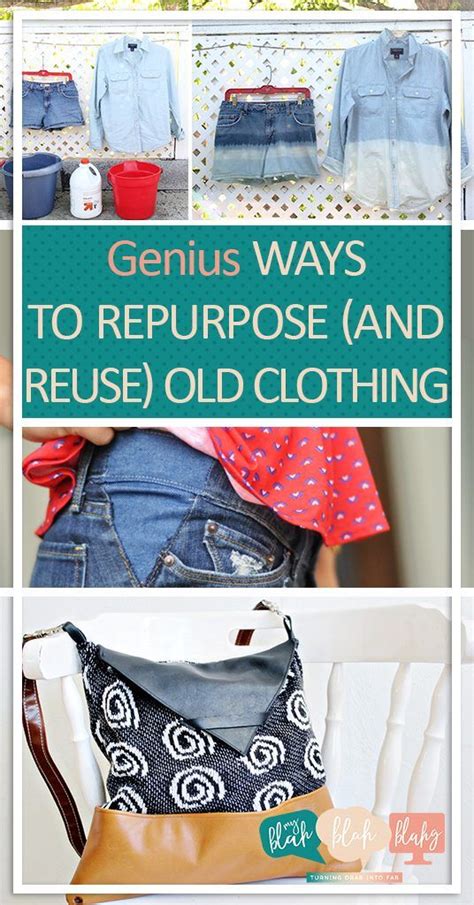 Genius Ways to Repurpose (and Reuse) Old Clothing| Reprupose Projects ...