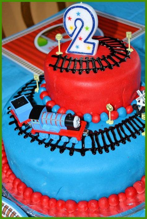 Choo Choo Cake for my 2nd son's 2nd Birthday! | Cake, Birthday, Desserts