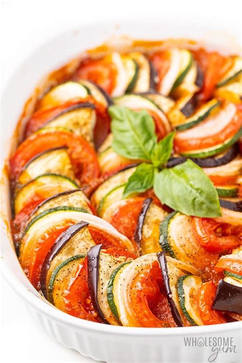 The Best Easy Baked Ratatouille Recipe | Wholesome Yum | Ratatouille ...